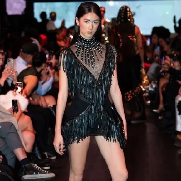 mac duggal black sequin dress 20427 Color:JSK long version rackhams_sale Tricks of the Trade